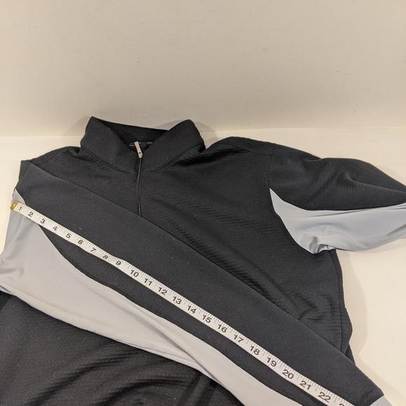 Nike Sweaters Grey Black Nike Golf Quarter Zip Therma Fit Poshmark